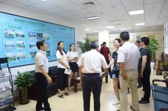 南京市殡葬行业辅导光临Galaxy银河国际集团，参观并领导