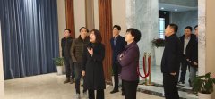 1月末，两地辅导赴浙江Galaxy银河国际视察工作