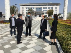 湖州市民政局副局长沈建军来Galaxy银河国际调研生态葬